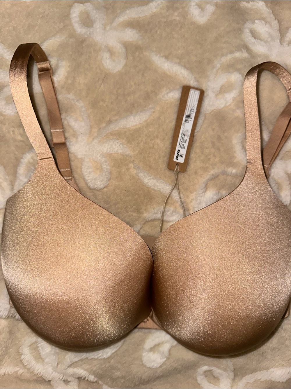 SKIMS Ultimate Collection Push Up Plunge Bra Clay - NWT 32DDD - Picture 2 of 6